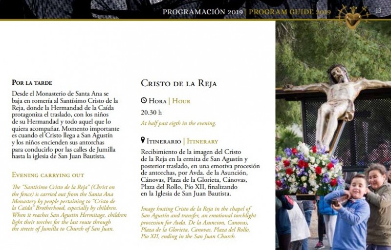 <span style='color:#780948'>ARCHIVED</span> - 12th to 21st April 2019 Semana Santa in Jumilla