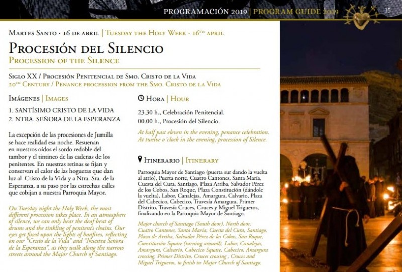 <span style='color:#780948'>ARCHIVED</span> - 12th to 21st April 2019 Semana Santa in Jumilla
