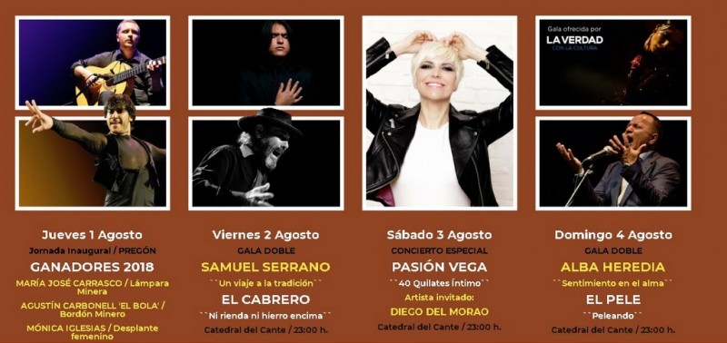 <span style='color:#780948'>ARCHIVED</span> - 31st July to 10th August, Cante de las Minas flamenco festival in La Unión 2019