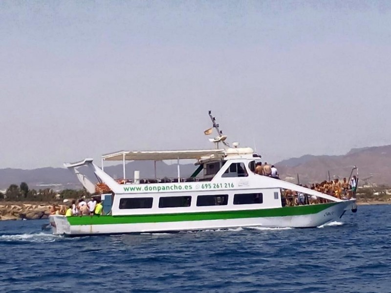 25 euros; Don Pancho boat trip, visit to Águilas castle with lunch included