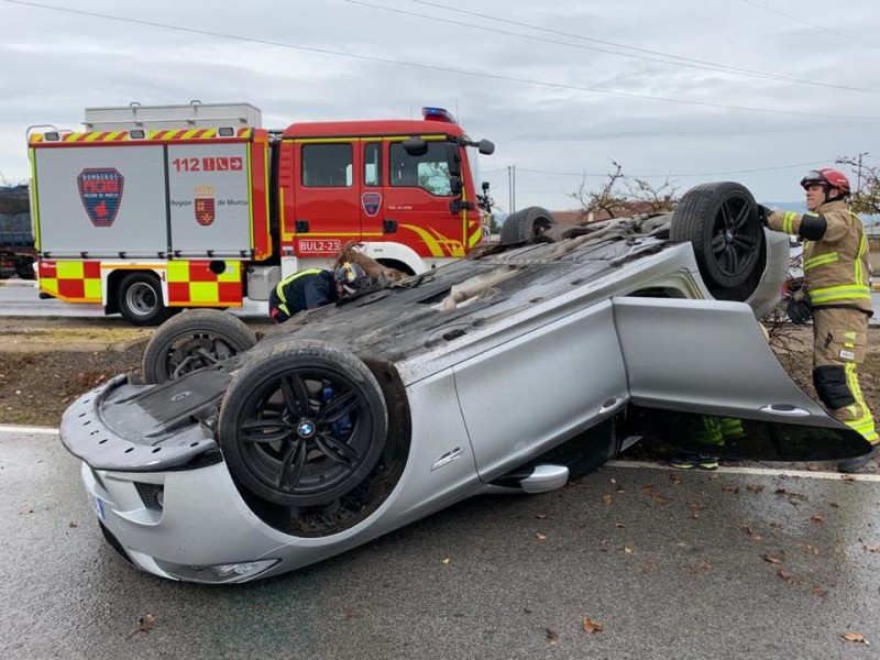 <span style='color:#780948'>ARCHIVED</span> - Lucky escape for driver on Lorca-Águilas road