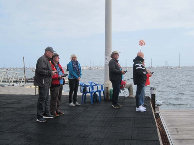 <span style='color:#780948'>ARCHIVED</span> - A grey day fails to dampen spirits at the Mar Menor Remote Sailing Club