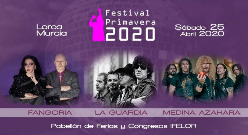 <span style='color:#780948'>ARCHIVED</span> - Saturday 25th April 2020 Lorca Festival Primavera 2020