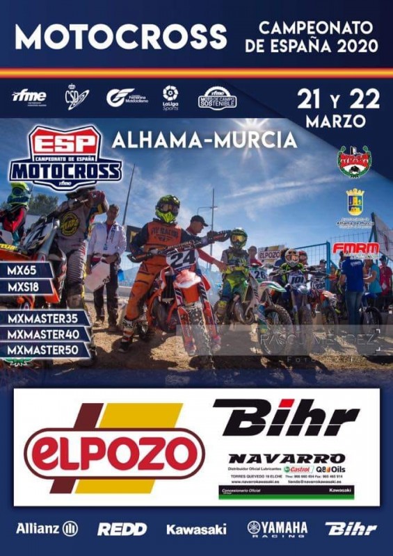 <span style='color:#780948'>ARCHIVED</span> - 21st and 22nd March Motocross in Alhama de Murcia