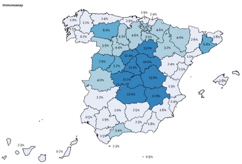 <span style='color:#780948'>ARCHIVED</span> - Only 1.6 per cent of Murcians have Covid antibodies; the lowest level on mainland Spain