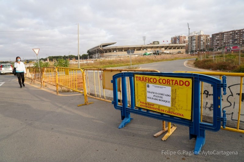 <span style='color:#780948'>ARCHIVED</span> - Cartagonova bridge in Cartagena closed for two weeks