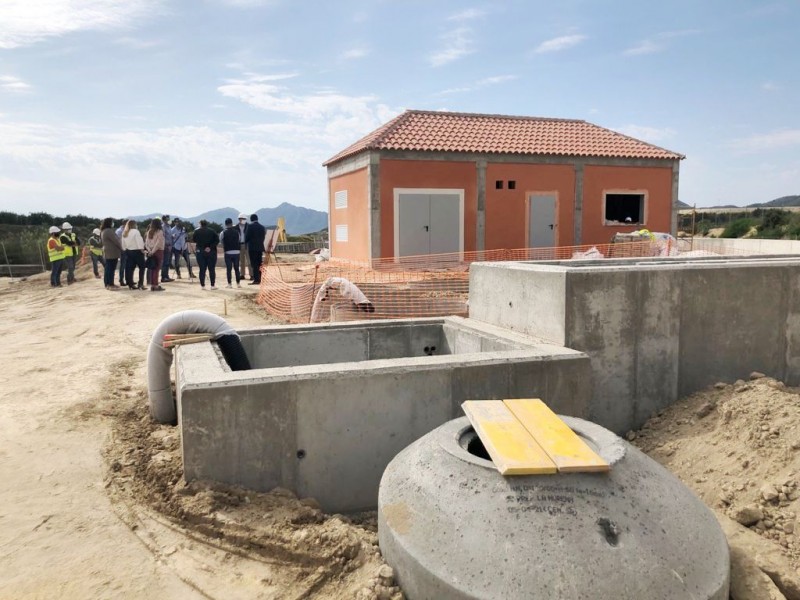 <span style='color:#780948'>ARCHIVED</span> - New Mazarron waste water treatment plant in Majada proceeding well