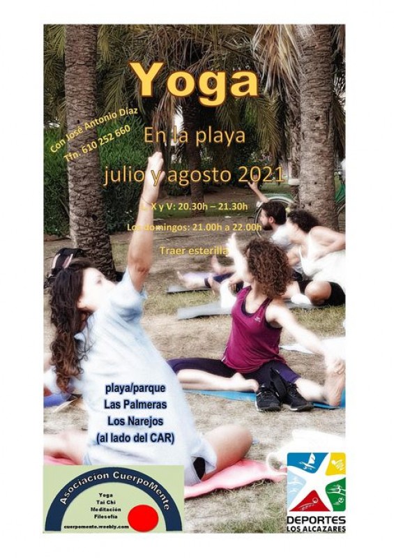 <span style='color:#780948'>ARCHIVED</span> - Yoga on the beach Monday, Wednesday, Friday and Sundays in Los Alcázares