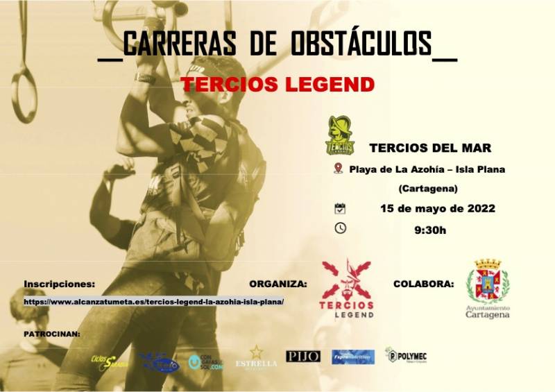 <span style='color:#780948'>ARCHIVED</span> - May 15 Tercios Legend military-style obstacle race in La Azohía