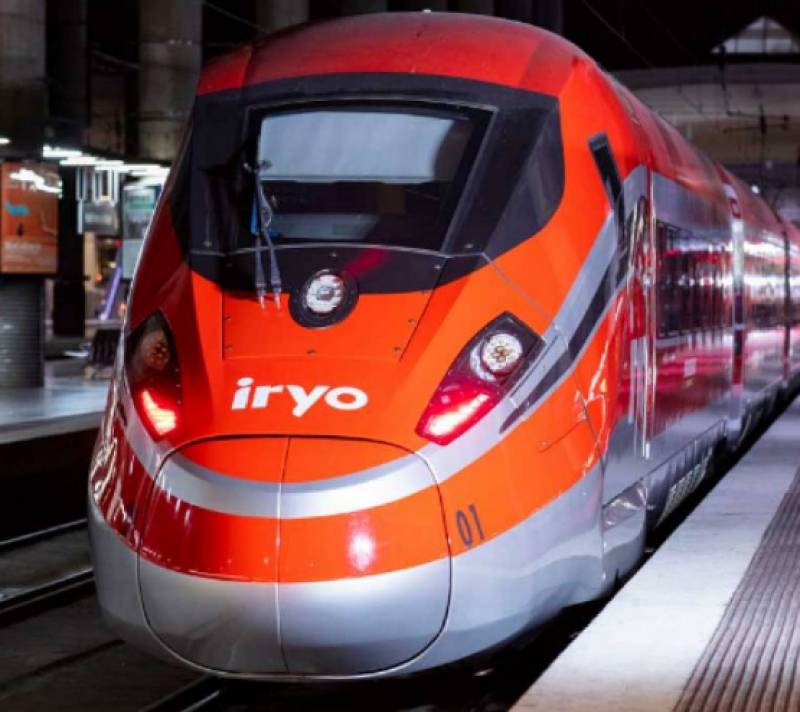 Iryo offers combined train and bus tickets for Cartagena, Murcia and Benidorm from June
