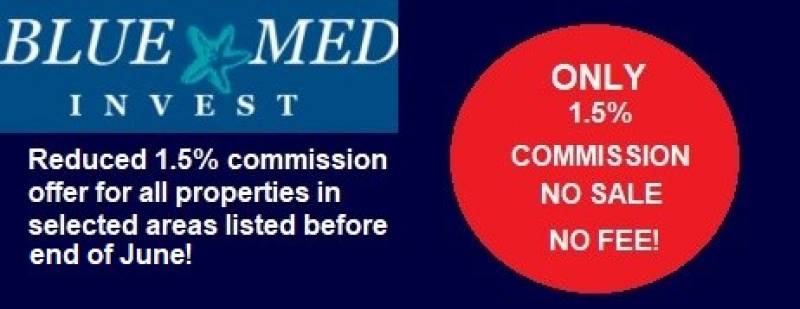 Blue Med Invest reduced commission in selected areas