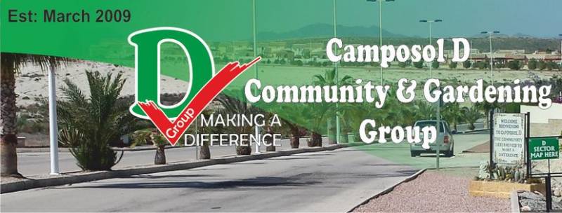 Camposol D Gardening and Community Group update membership list and appeal for volunteers