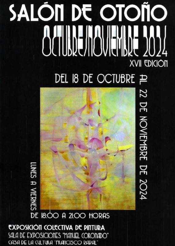 Oct 18-Nov 22 Salón Otoño art exhibition by local Águilas artists