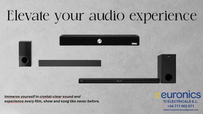 Let TJ Electricals elevate your audio experience with a Soundbar!