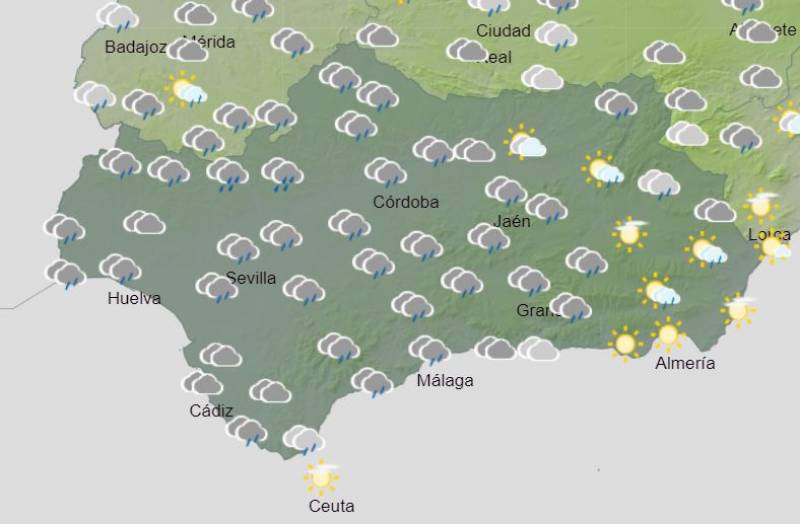 Storm warnings for Spanish Costas: Andalusia weekly weather forecast October 14-20