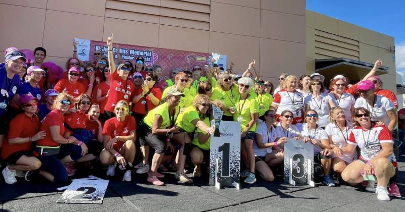 250 boat enthusiasts meet at the Dragon Boat tribute to Jan Collins in San Pedro del Pinatar