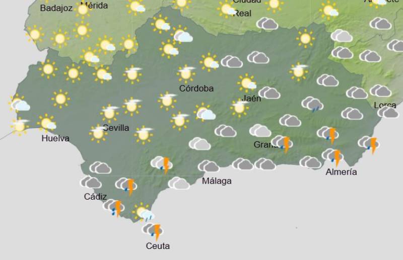 Costa del Storm: Andalusia weekly weather forecast October 28-November 3