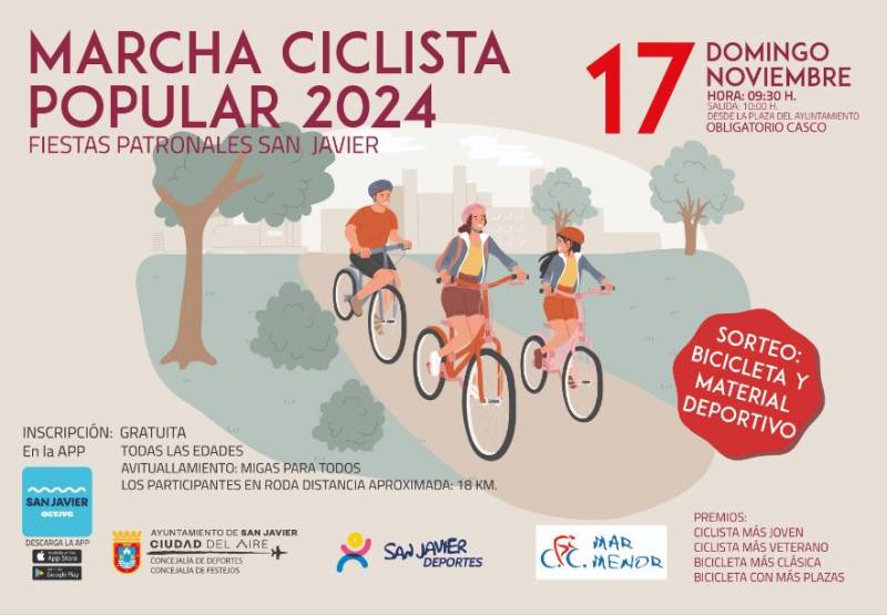 November 17 Popular Cycling Event in San Javier