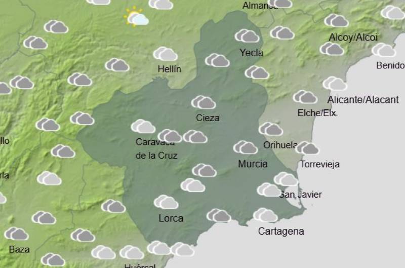 Murcia weekly weather forecast February 24-March 2: Another warm and sunny week... until the weekend!