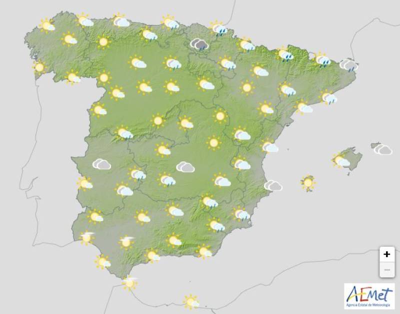 Chilly temperatures return: Spain weather forecast May 5-8