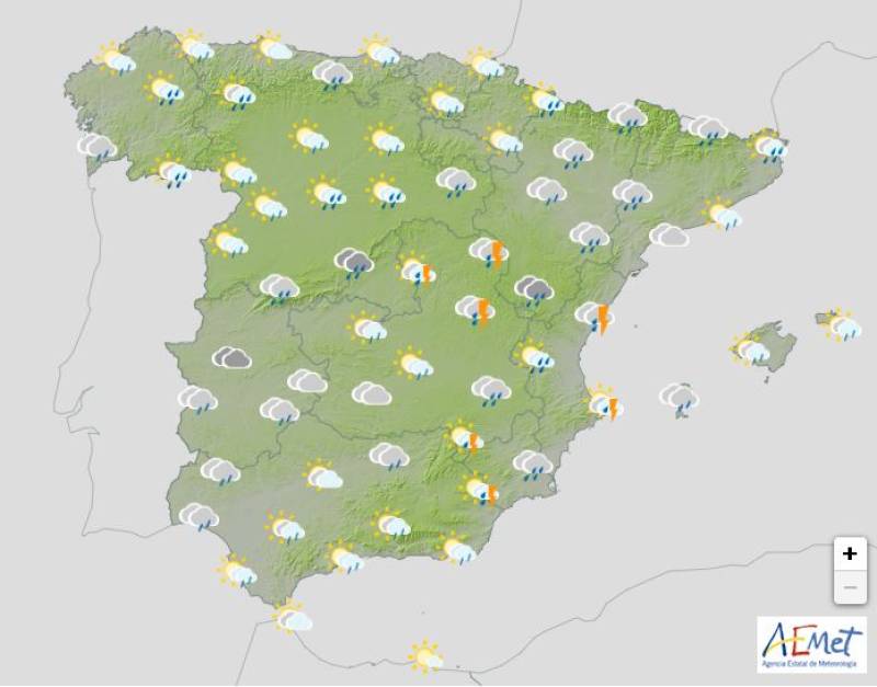 Chilly temperatures return: Spain weather forecast May 5-8