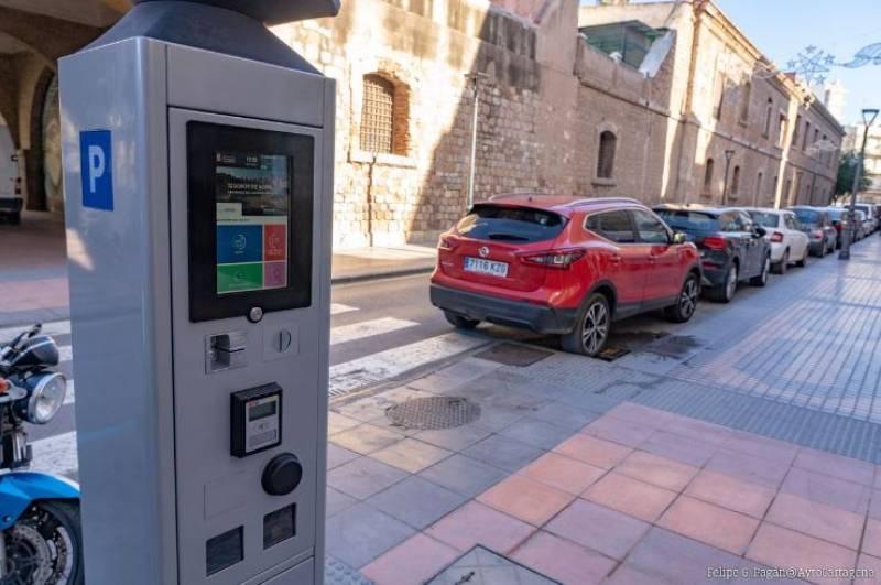 Free parking in Cartagena blue zones from August 1