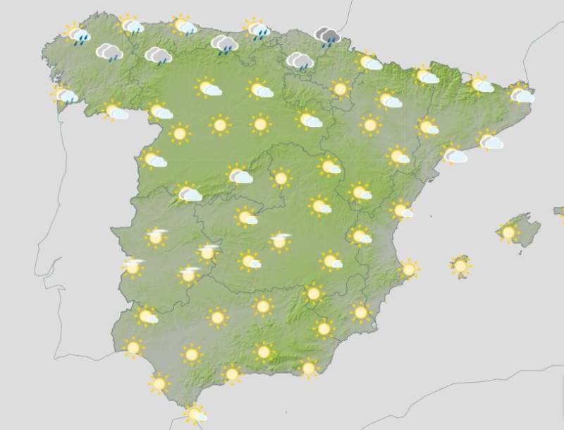 Spain weekly weather forecast September 1-4