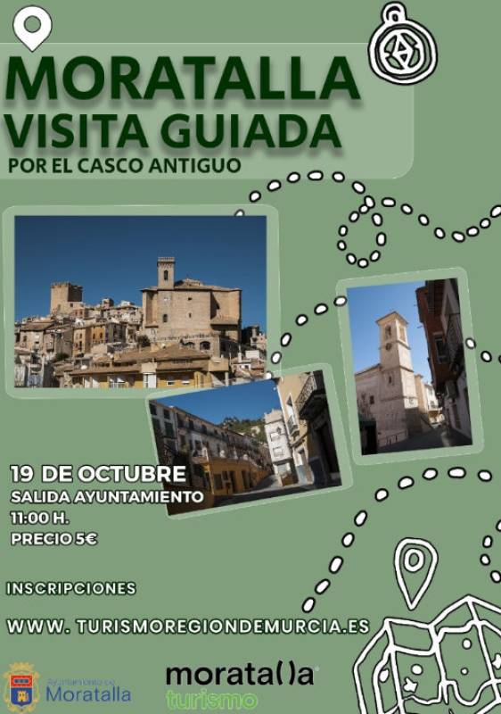 October 19 Guided tour of the historic town centre of Moratalla