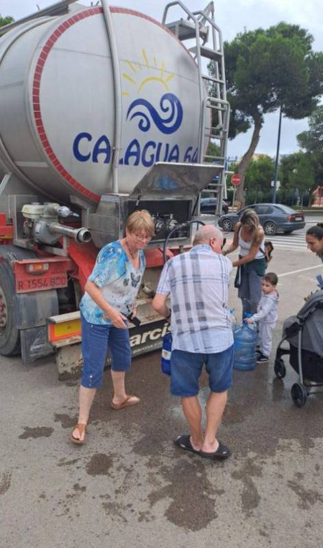 Water for flushing toilets returns to Mar Menor, but drinking water may not be available until this Thursday