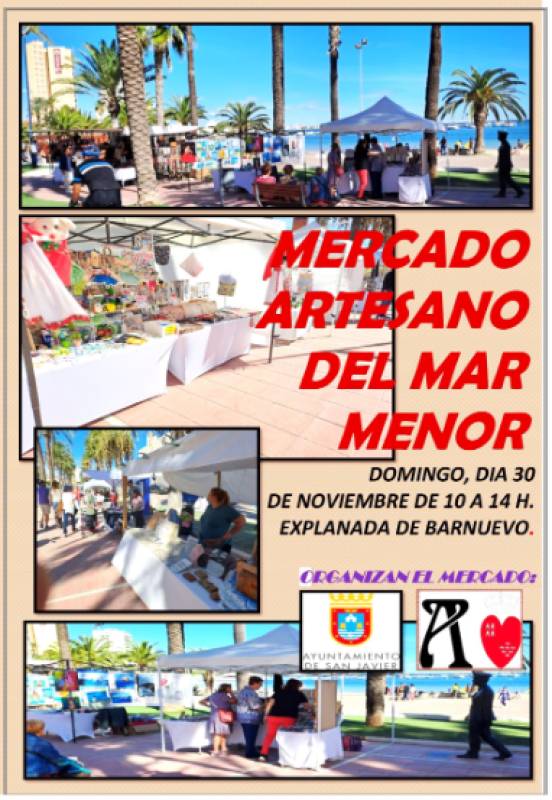 November 30 Craft market in Santiago de la Ribera