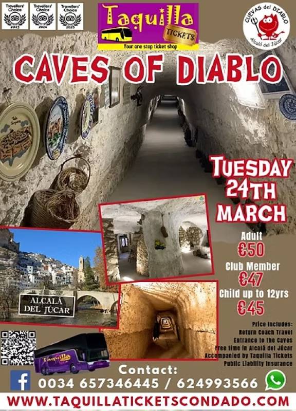 From Cieza blossoms to Andalucía and Benidorm: Taquilla Tickets reveals March and April trips