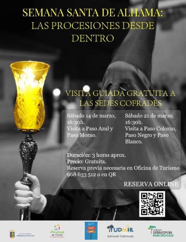 March 14 Free tour in Spanish: Inside the Semana Santa of Alhama de Murcia