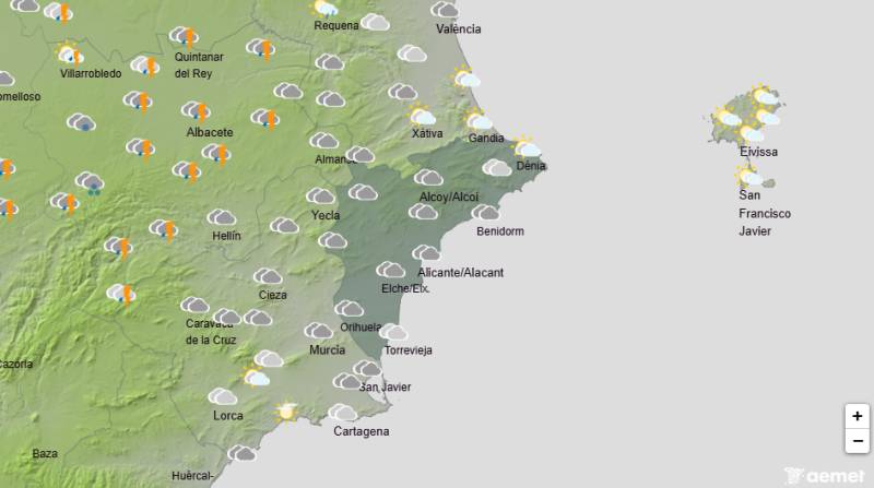 February kicks off with wind alerts and more rain: Alicante weather forecast February 2-5
