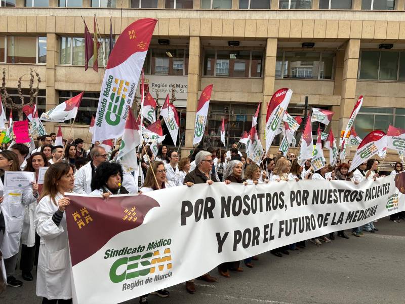 Over 10,000 hospital appointments cancelled in Murcia as doctors' strike hits