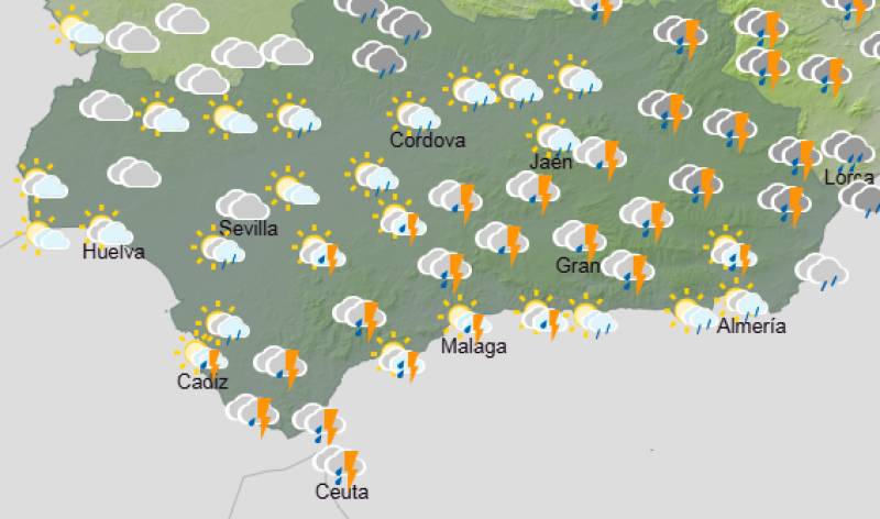 Andalucía weekly weather forecast March 9-12: Chilly start, then brighter and milder