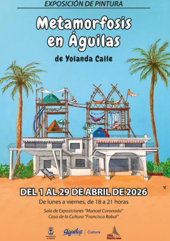 April 1 to 29 Painting exhibition by Yolanda Calle in Águilas