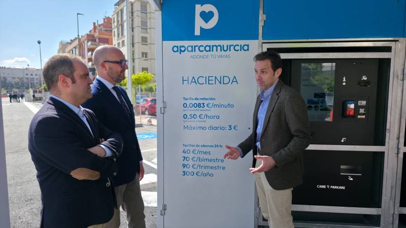 Murcia opens major new free car park by Tax Office ahead of spring festivities