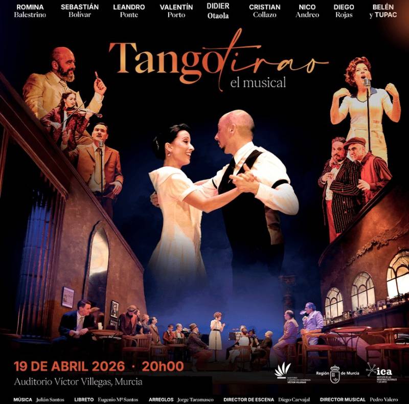 April 19 Tango Tirao in the main auditorium of the city of Murcia