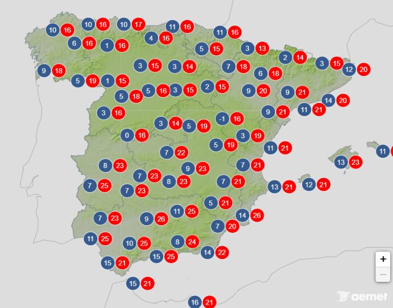Spain weather forecast May 4 to May 7: Sunshine and showers, warming up midweek