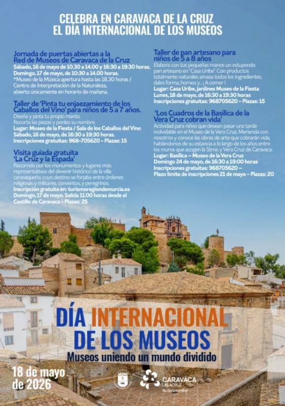 May 16 and 17 Museums Day in Caravaca