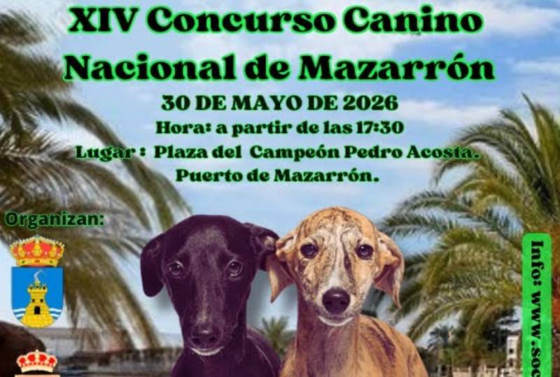 May 30 Puerto de Mazarrón hosts its 14th National Dog Show