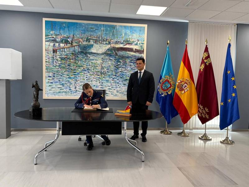 Princess Leonor awarded Gold Medal and named Adoptive Daughter of San Javier