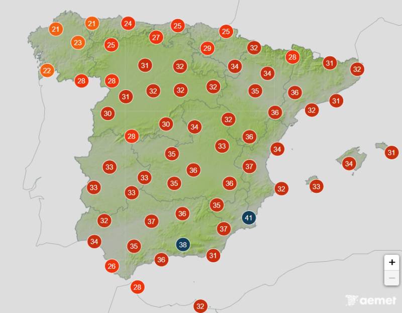 Spain weather forecast July 16-19: Temperatures climb again as a new heatwave looms