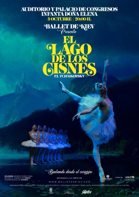 October 3 Swan Lake ballet in Aguilas