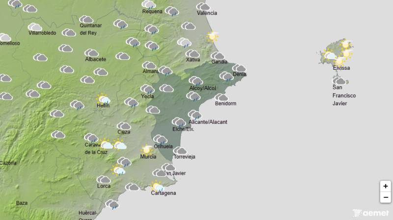Alicante weather October 5-8: Temperatures stay high as rain and storms return