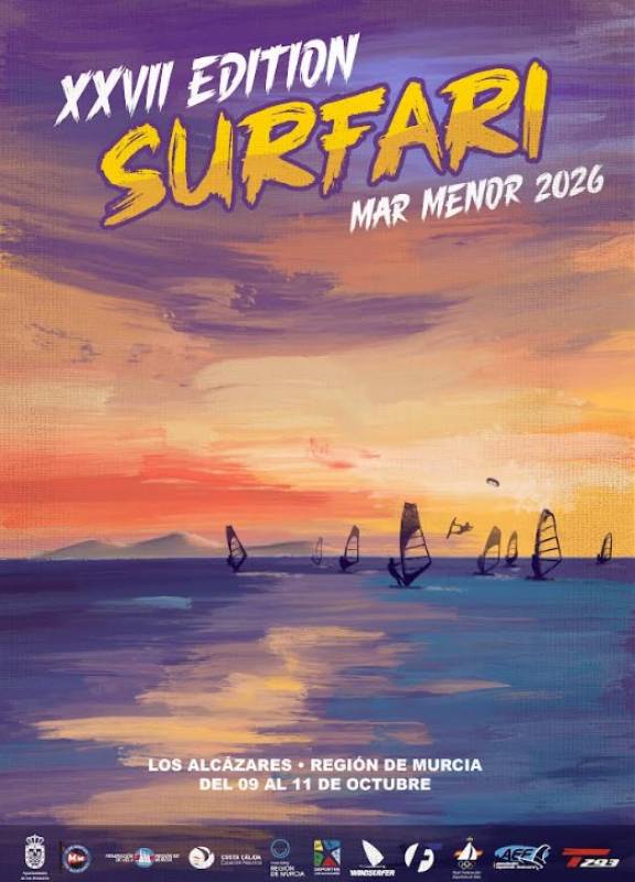 October 9 to 11 Surfari Mar Menor windsurfing and kitefoil fiesta in Los Alcázares!