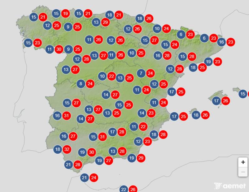 Spain weather forecast October 12-15: Autumn takes a back seat as temperatures rise this week