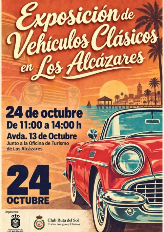 October 24 Classic car display in Los Alcázares