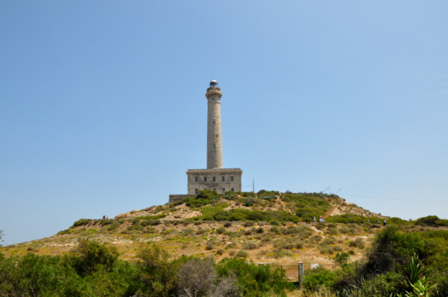 Cabo de Palos, visiting the lighthouse and marina area, a great ride out for bikers